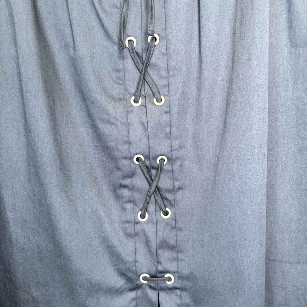 Zara Navy Blue A-line Skirt - Picture 5 of 9